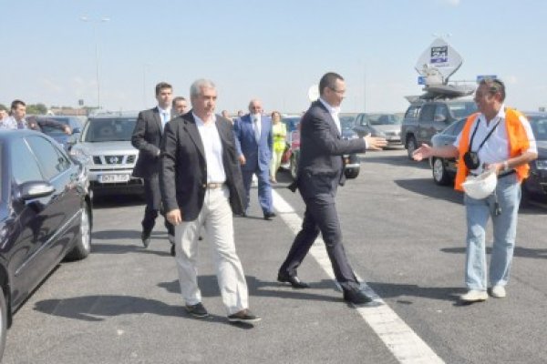 Ponta, aşteptat la Constanţa pentru inaugurarea unei bucăţi din Autostrada Soarelui